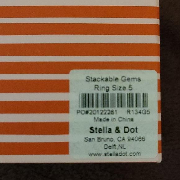 Stella & Dot Stackable Gem Ring 5 - Picture 7 of 7